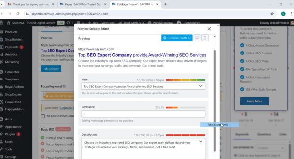 Buy On-Page SEO